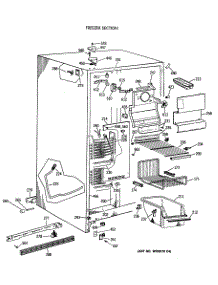 02 - Freezer Section parts for Ge Refrigerator TFX24PAXAAA from AppliancePartsPros.com