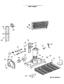 06 - Unit Parts parts for Ge Refrigerator TBX18JASERHA from AppliancePartsPros.com