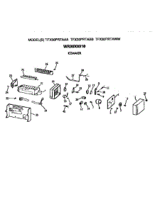 Icemaker parts for Ge Refrigerator TFX30PRTAWW from AppliancePartsPros.com