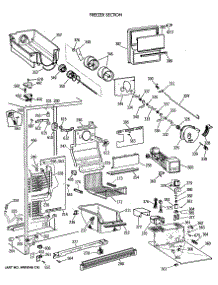 03 - Freezer Section parts for Ge Refrigerator MSK27PFTCAA from AppliancePartsPros.com