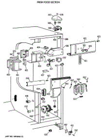 04 - Fresh Food Section parts for Ge Refrigerator MSK27PFTCAA from AppliancePartsPros.com