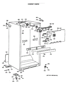 03 - Cabinet Parts parts for Ge Refrigerator MTX18LASERWH from AppliancePartsPros.com