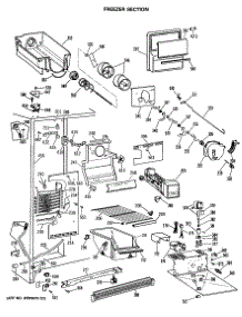 02 - Freezer Section parts for Ge Refrigerator MSX22GRSAWH from AppliancePartsPros.com