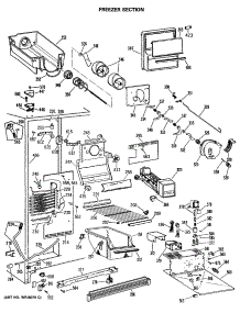 03 - Freezer Section parts for Ge Refrigerator MSX27DRSAAD from AppliancePartsPros.com