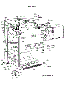 03 - Cabinet Parts parts for Ge Refrigerator MTX21GASSRWH from AppliancePartsPros.com