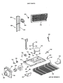 06 - Unit Parts parts for Ge Refrigerator MTX18GISJRWH from AppliancePartsPros.com