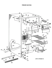 02 - Freezer Section parts for Ge Refrigerator MSX20EASAWH from AppliancePartsPros.com