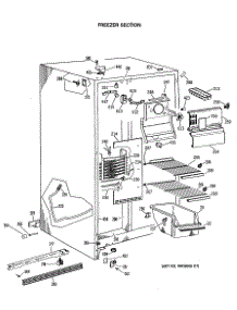 02 - Freezer Section parts for Ge Refrigerator MSX22GASAAD from AppliancePartsPros.com