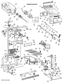 02 - Freezer Section parts for Ge Refrigerator MSX22DLL from AppliancePartsPros.com