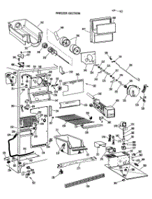 02 - Freezer Section parts for Ge Refrigerator MSX24XLL from AppliancePartsPros.com