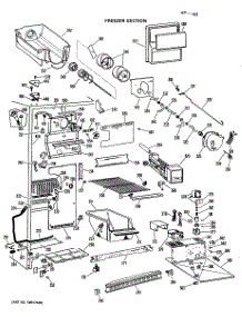 02 - Freezer Section parts for Ge Refrigerator MSX24XLB from AppliancePartsPros.com
