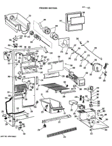 02 - Freezer Section parts for Ge Refrigerator MSX24DLL from AppliancePartsPros.com