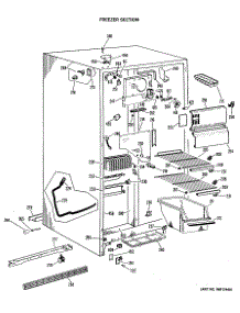 02 - Freezer Section parts for Ge Refrigerator MSX20GMA from AppliancePartsPros.com