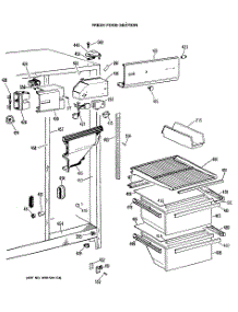 03 - Fresh Food Section parts for Ge Refrigerator TFX20SASAWH from AppliancePartsPros.com