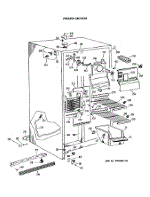 02 - Freezer Section parts for Ge Refrigerator TFX24ZASAAD from AppliancePartsPros.com