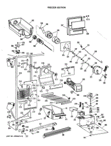 03 - Freezer Section parts for Ge Refrigerator TFX27ZFSAWH from AppliancePartsPros.com
