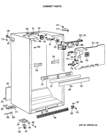 03 - Cabinet Parts parts for Ge Refrigerator TBX22JASNRWH from AppliancePartsPros.com