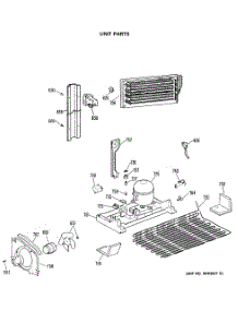 06 - Unit Parts parts for Ge Refrigerator TBX22JASNRWH from AppliancePartsPros.com