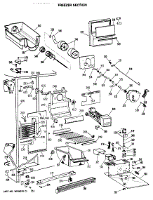 03 - Freezer Section parts for Ge Refrigerator TFC24ZFSAAD from AppliancePartsPros.com