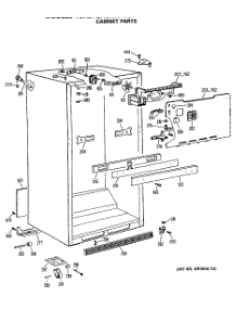 03 - Cabinet Parts parts for Ge Refrigerator TBX21GASNRAD from AppliancePartsPros.com