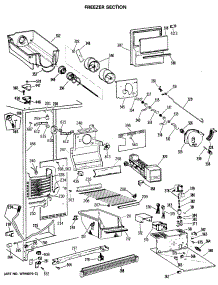 03 - Freezer Section parts for Ge Refrigerator TFC27ZFSAAD from AppliancePartsPros.com