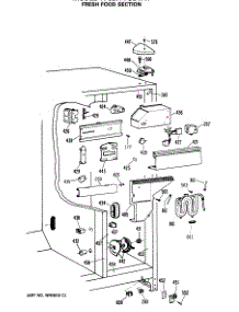 04 - Fresh Food Section parts for Ge Refrigerator TFC27PFSBWW from AppliancePartsPros.com