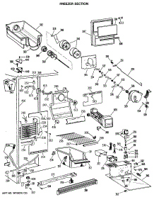 02 - Freezer Section parts for Ge Refrigerator TFC20JRSAWW from AppliancePartsPros.com