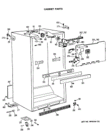 03 - Cabinet Parts parts for Ge Refrigerator TBX21DASNRAD from AppliancePartsPros.com