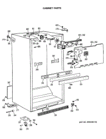 03 - Cabinet Parts parts for Ge Refrigerator TBX21MASNRAD from AppliancePartsPros.com