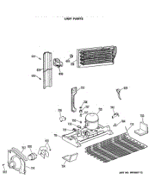 06 - Unit Parts parts for Ge Refrigerator TBX21SASNRWH from AppliancePartsPros.com