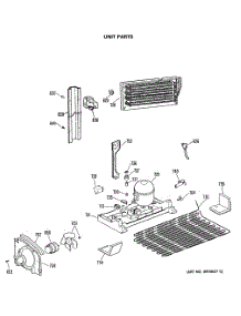 06 - Unit Parts parts for Ge Refrigerator TBH21JASNRAD from AppliancePartsPros.com