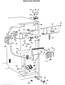 04 - Fresh Food Section parts for Ge Refrigerator TFG24ZRSAWH from AppliancePartsPros.com