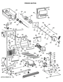 02 - Freezer Section parts for Ge Refrigerator TFG22ZRSBWH from AppliancePartsPros.com