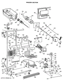 03 - Freezer Section parts for Ge Refrigerator TFG27PRSAWW from AppliancePartsPros.com
