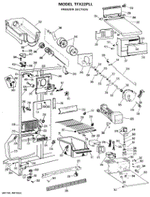 02 - Freezer Section parts for Ge Refrigerator TFX22PLL from AppliancePartsPros.com