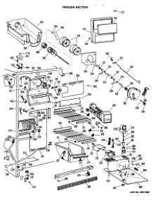 03 - Freezer Section parts for Ge Refrigerator TFXE24RLR from AppliancePartsPros.com