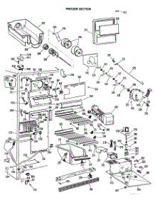 03 - Freezer Section parts for Ge Refrigerator TFX24FMA from AppliancePartsPros.com