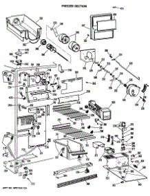 03 - Freezer Section parts for Ge Refrigerator TFCW24RMA from AppliancePartsPros.com