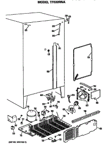 Unit parts for Ge Refrigerator TFE22RNA from AppliancePartsPros.com