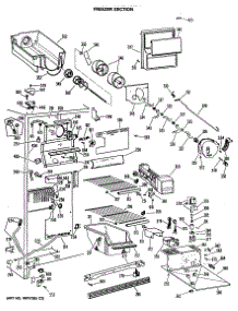 02 - Freezer Section parts for Ge Refrigerator TFX24SLR from AppliancePartsPros.com