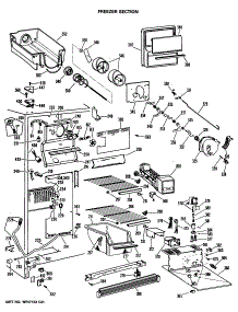 02 - Freezer Section parts for Ge Refrigerator TFX20SNB from AppliancePartsPros.com