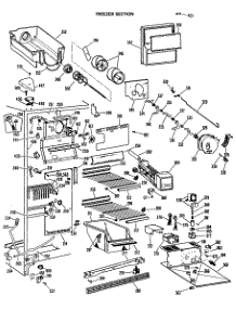 03 - Freezer Section parts for Ge Refrigerator TFEW27FNA from AppliancePartsPros.com