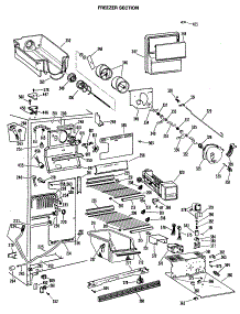 03 - Freezer Section parts for Ge Refrigerator TFE27RMA from AppliancePartsPros.com