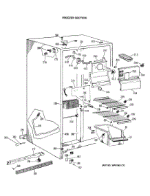 03 - Freezer Section parts for Ge Refrigerator TFX20PRAAD from AppliancePartsPros.com