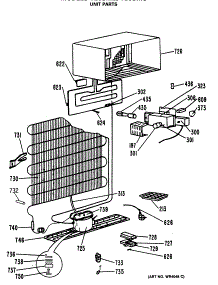 03 - Unit Parts parts for Ge Refrigerator TB9SMB from AppliancePartsPros.com