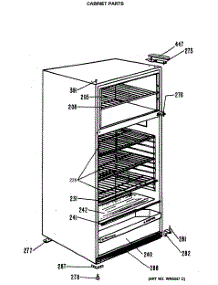02 - Cabinet Parts parts for Ge Refrigerator TB11SMB from AppliancePartsPros.com