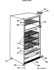 02 - Cabinet Parts parts for Ge Refrigerator TB9SMC from AppliancePartsPros.com