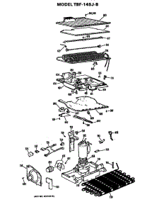 Unit parts for Ge Refrigerator TBF14SJBL from AppliancePartsPros.com