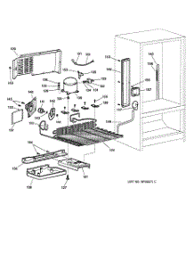 05 - Unit Parts parts for Ge Refrigerator TCX18PADARAA from AppliancePartsPros.com