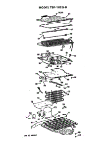 Unit parts for Ge Refrigerator TBF16ZGB from AppliancePartsPros.com